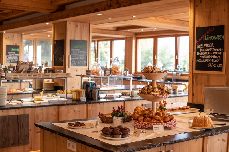 Das Frühstücksbuffet im Wellnesshotel Höflehner